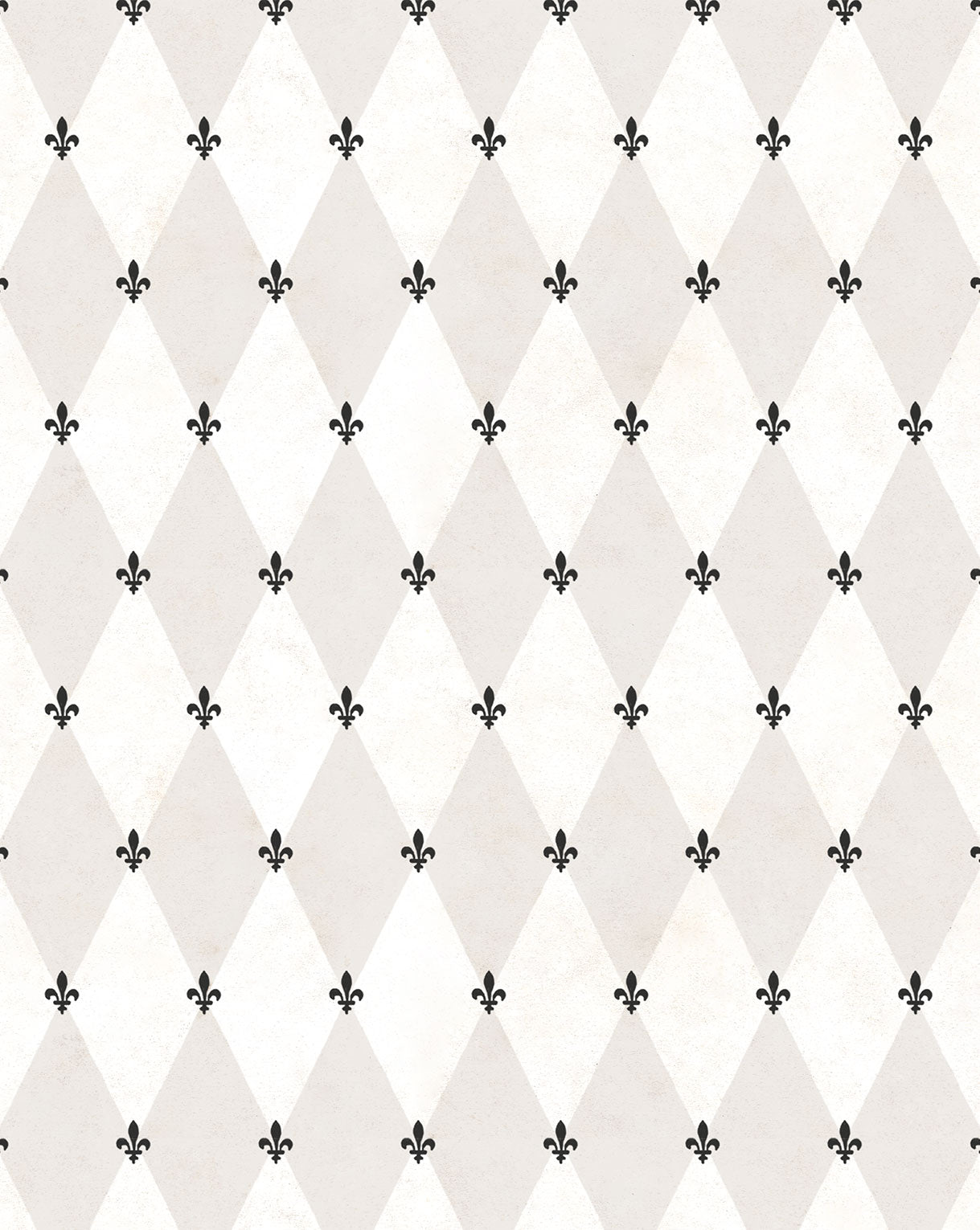 Papel pintado "Lis Blanca Grafito"