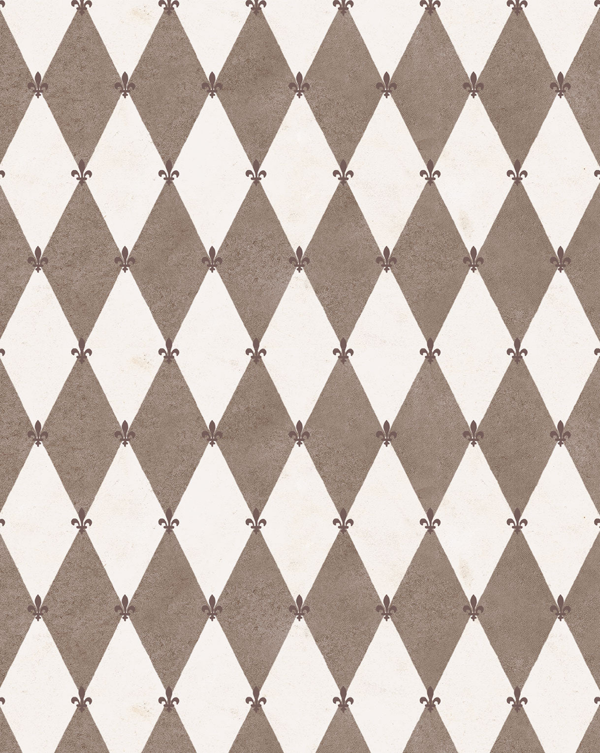 Papel pintado "Lis Cacao Marrón"