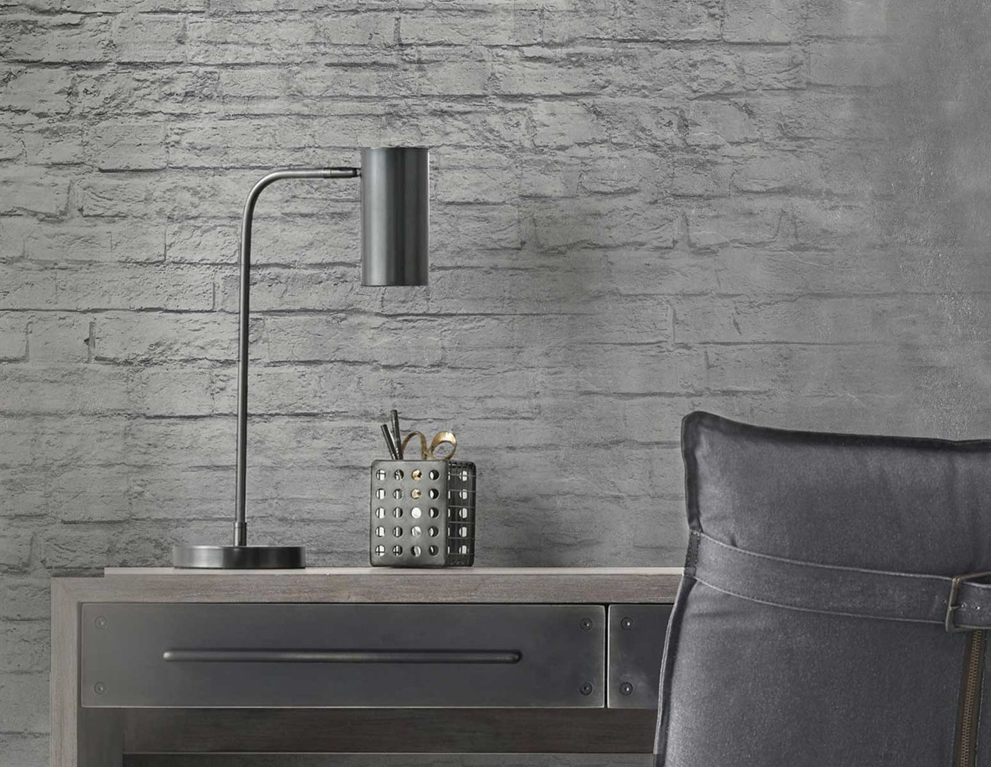 Ladrillos Gris - Papel Pintado x m2