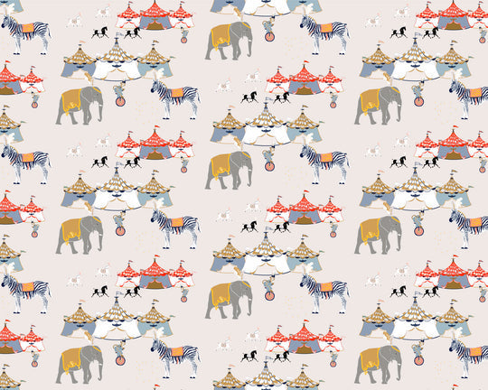 Circo Beige - Papel Pintado