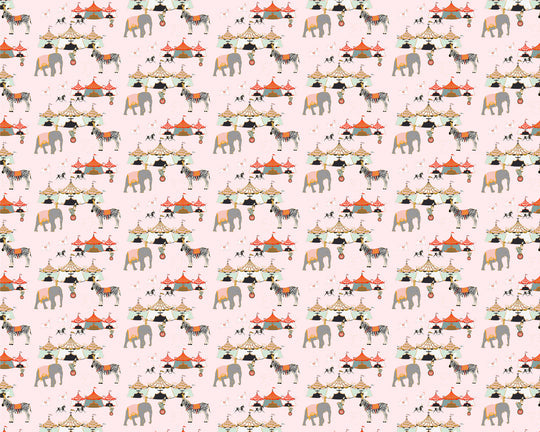 Circo Rosa - Papel Pintado
