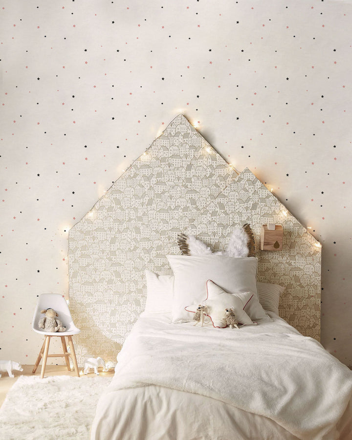 Estrellitas Rosa - Papel Pintado