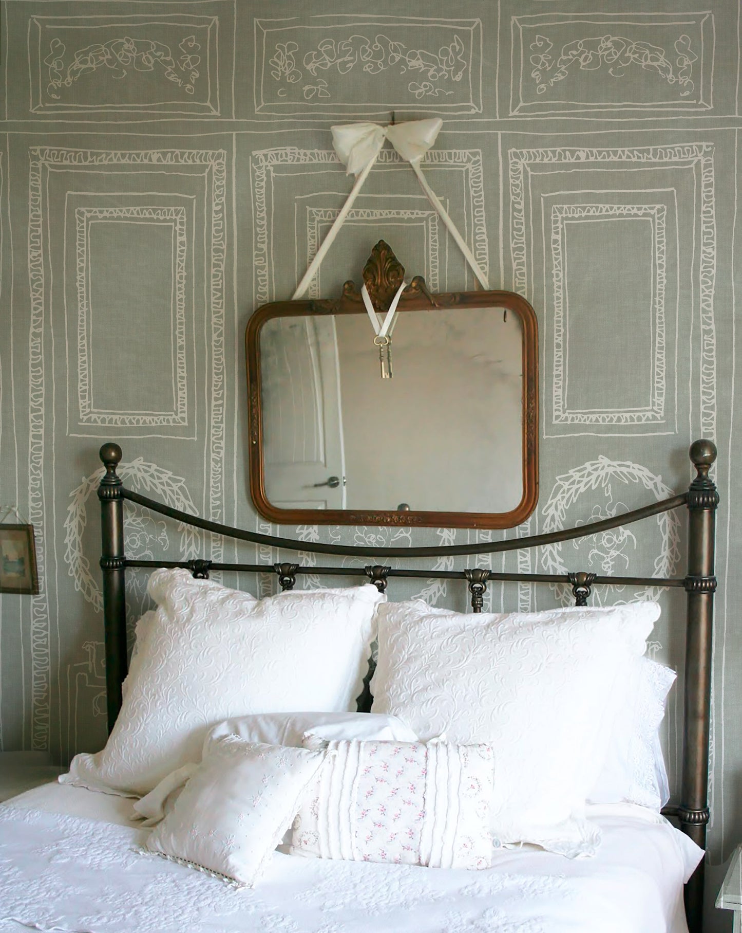Boiserie Sage - Papel Pintado