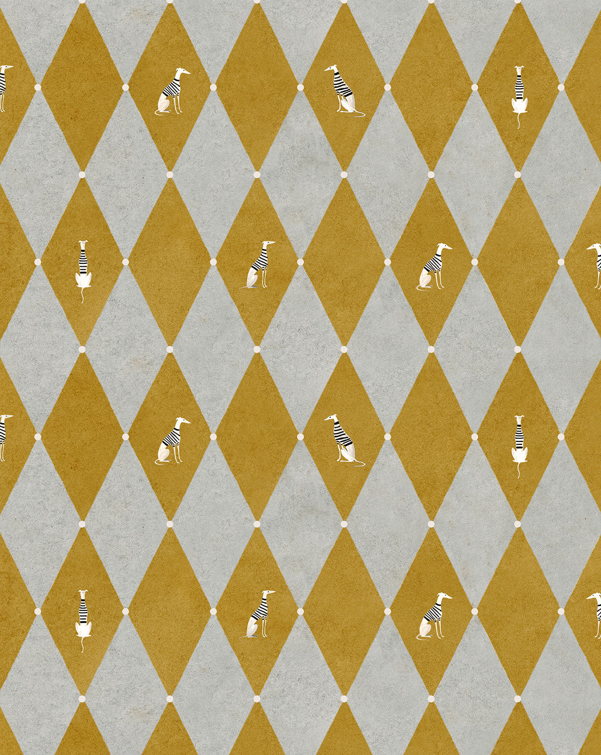 Papel pintado "Galgopando Ocre"