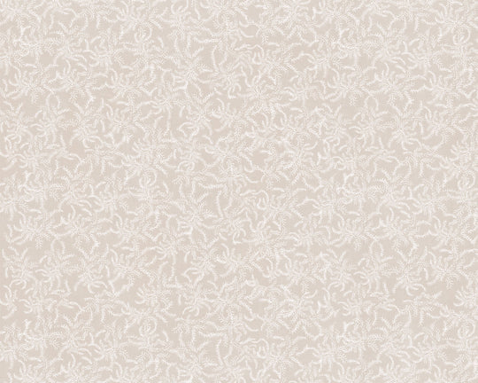 Laurel Beige Blanco - Papel Pintado