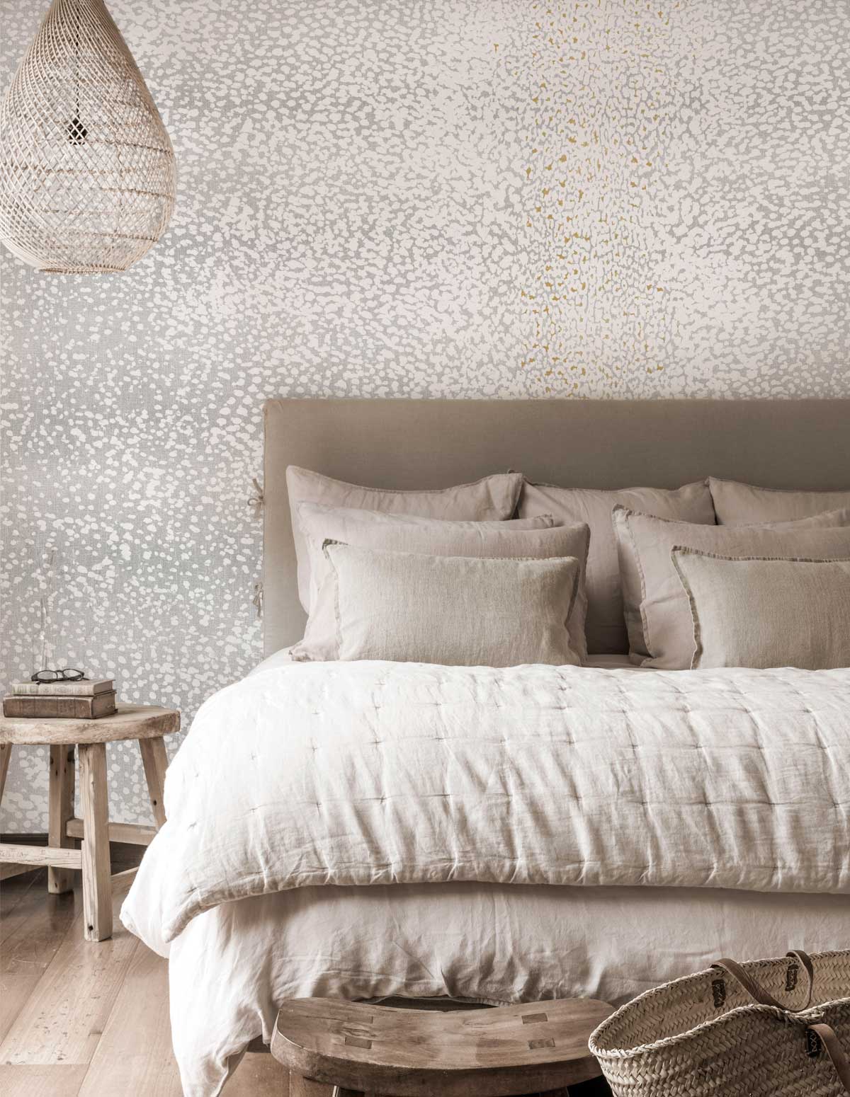 Leopardo Gris - Papel Pintado