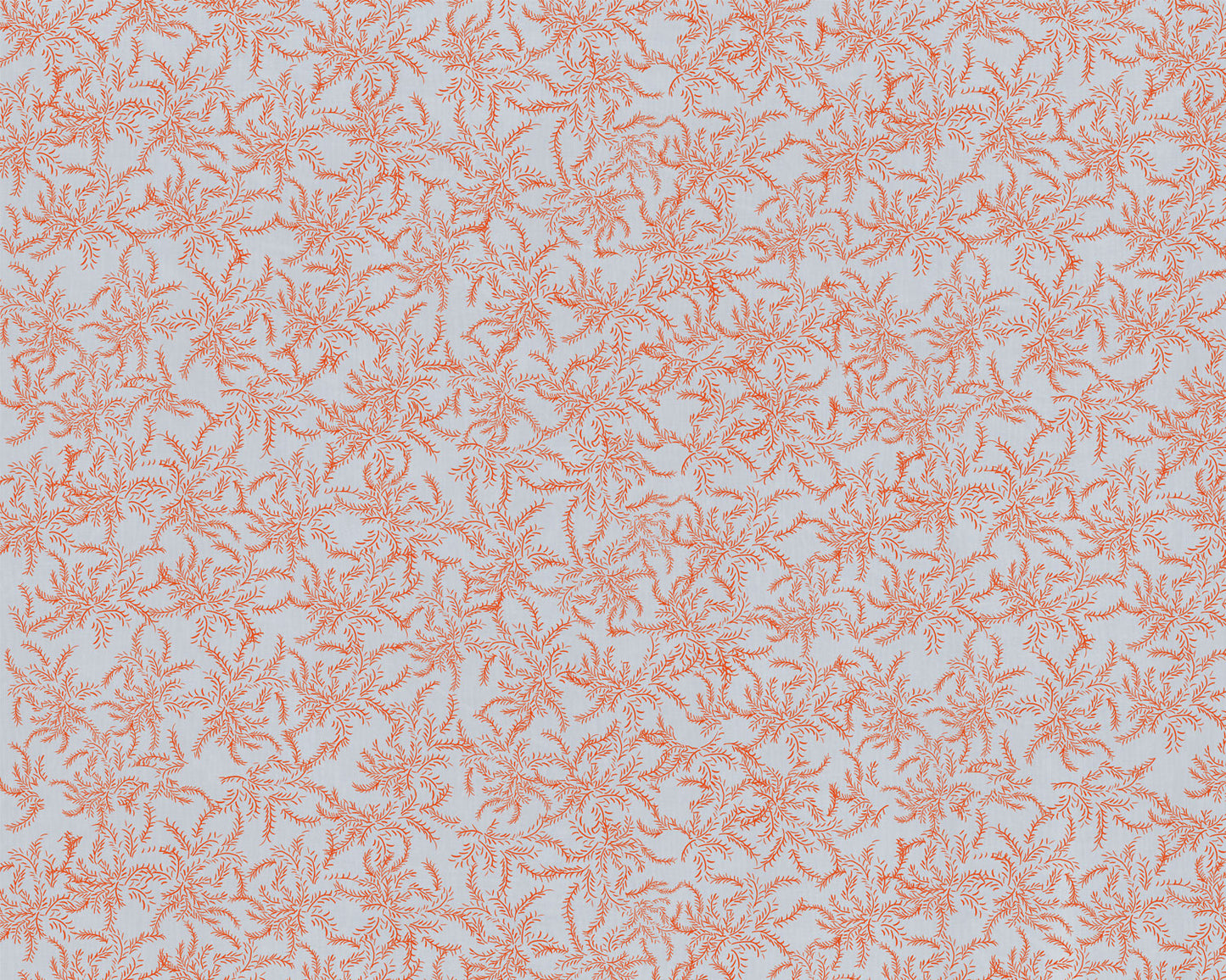 Laurel Celeste Coral - Papel Pintado