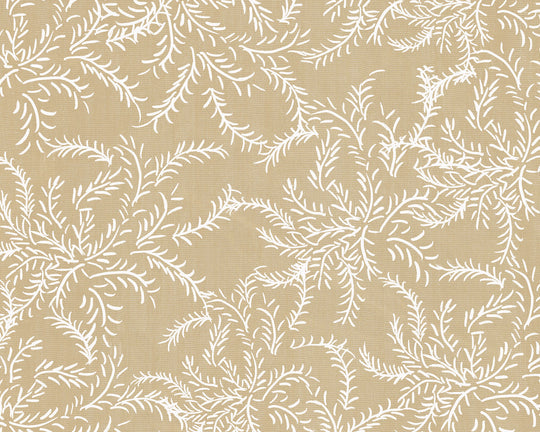 Laurel Ocre - Papel Pintado