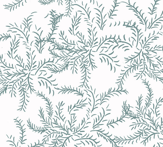 Laurel Menta Suave - Papel Pintado