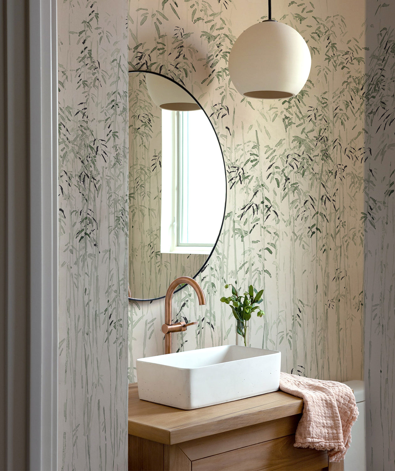 Bali Oliva - Papel Pintado