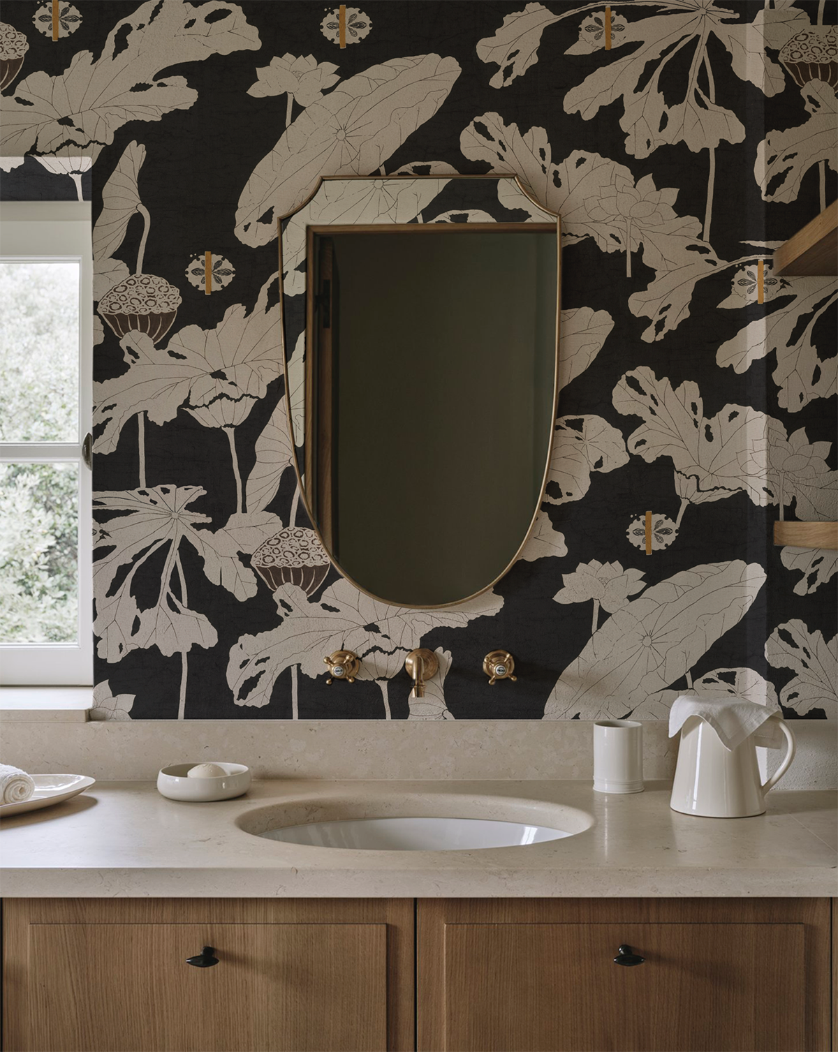 Flor de Loto - Papel Pintado