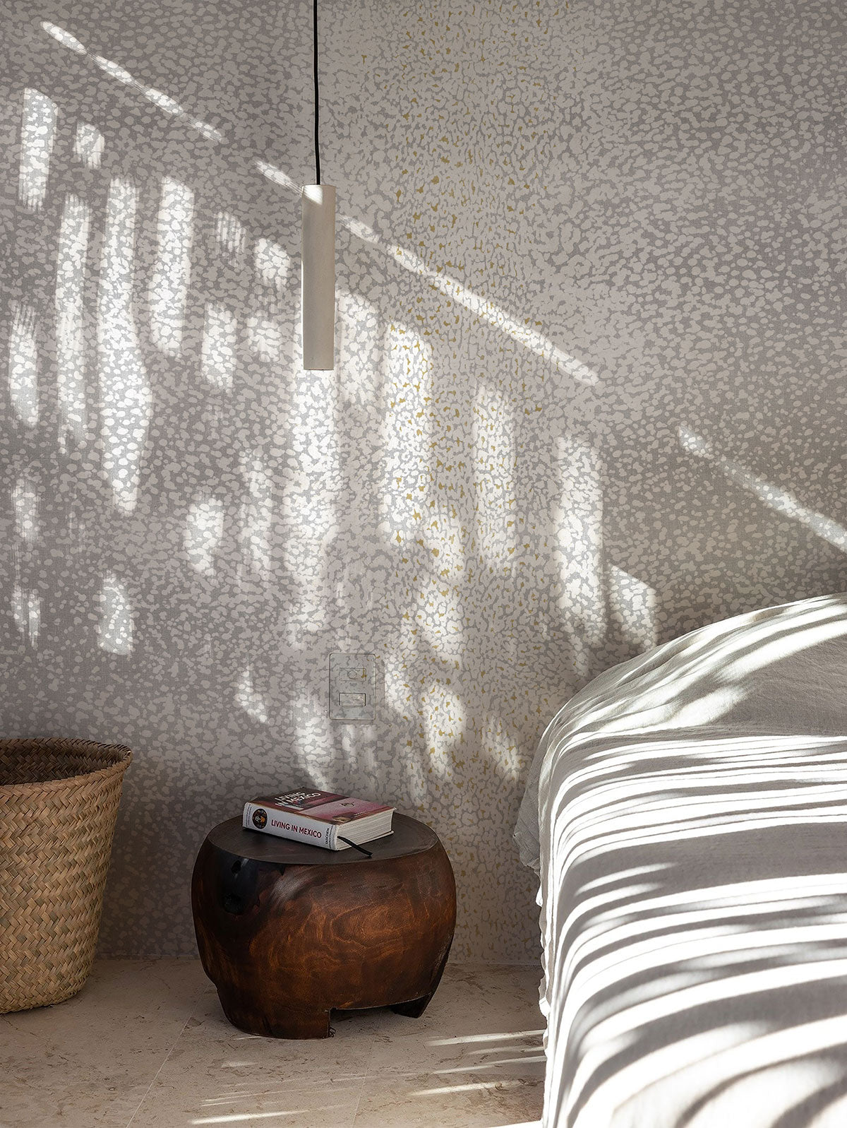 Leopardo Gris - Papel Pintado