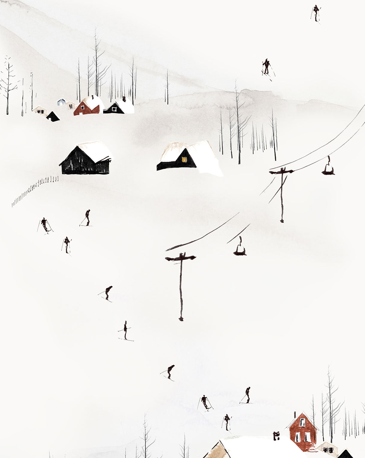 Papel pintado "Alpes"