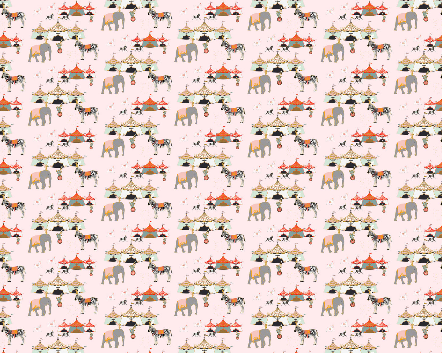 Circo Rosa - Papel Pintado