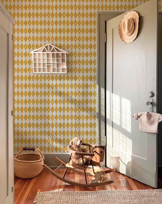 Papel pintado "Galgopando Ocre"