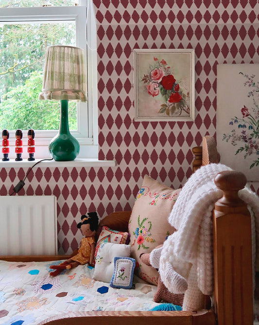 Papel pintado "Lis Fresa"