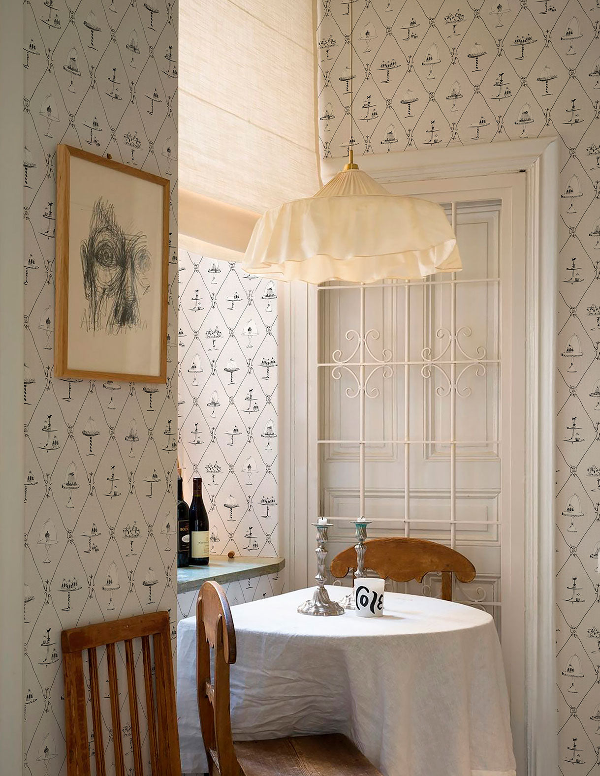 Papel pintado "Patisserie Blanco"