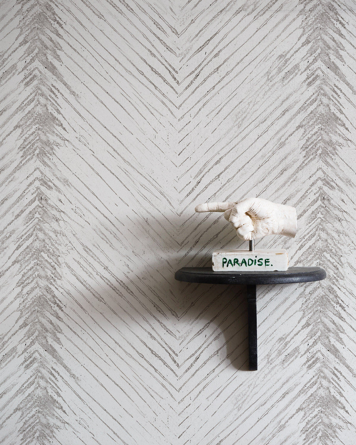 Pluma Gris Clara - Papel Pintado x m2