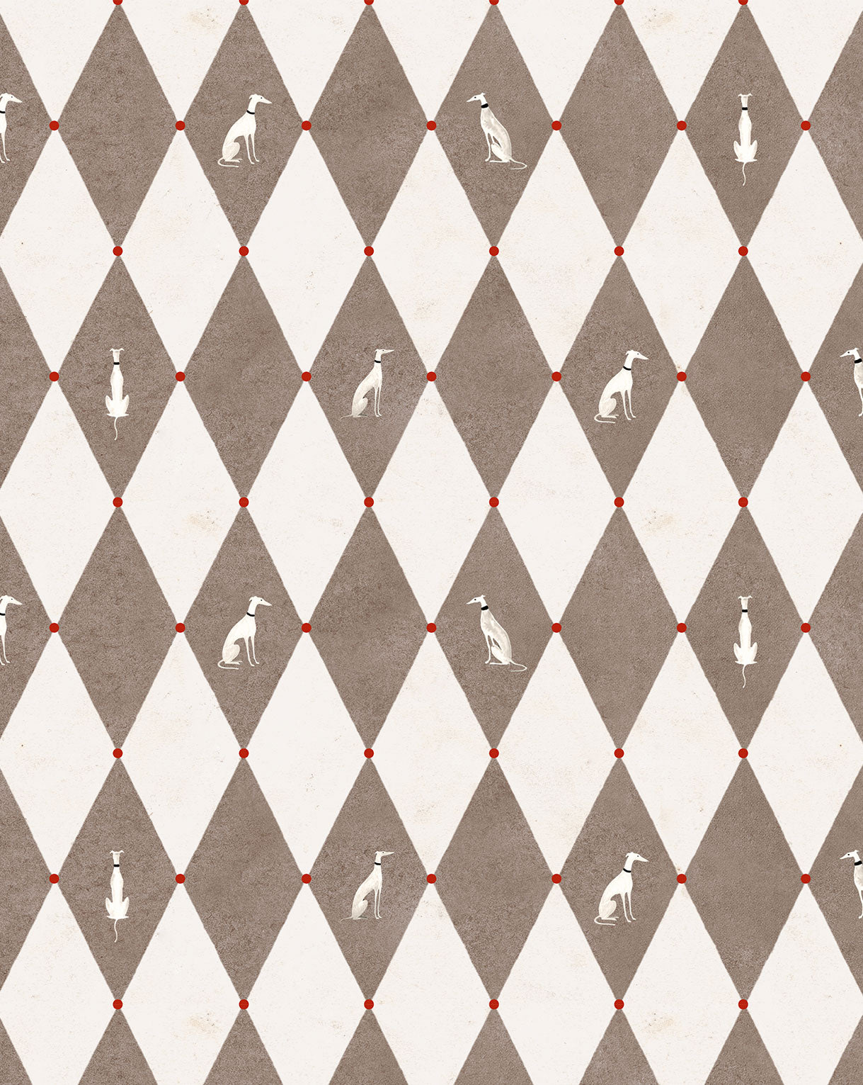 Papel pintado "Galgopando Cacao Coral"