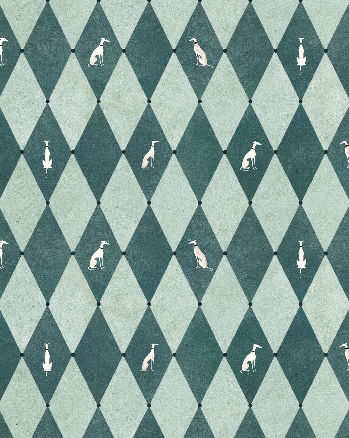 Papel pintado "Galgopando Menta"