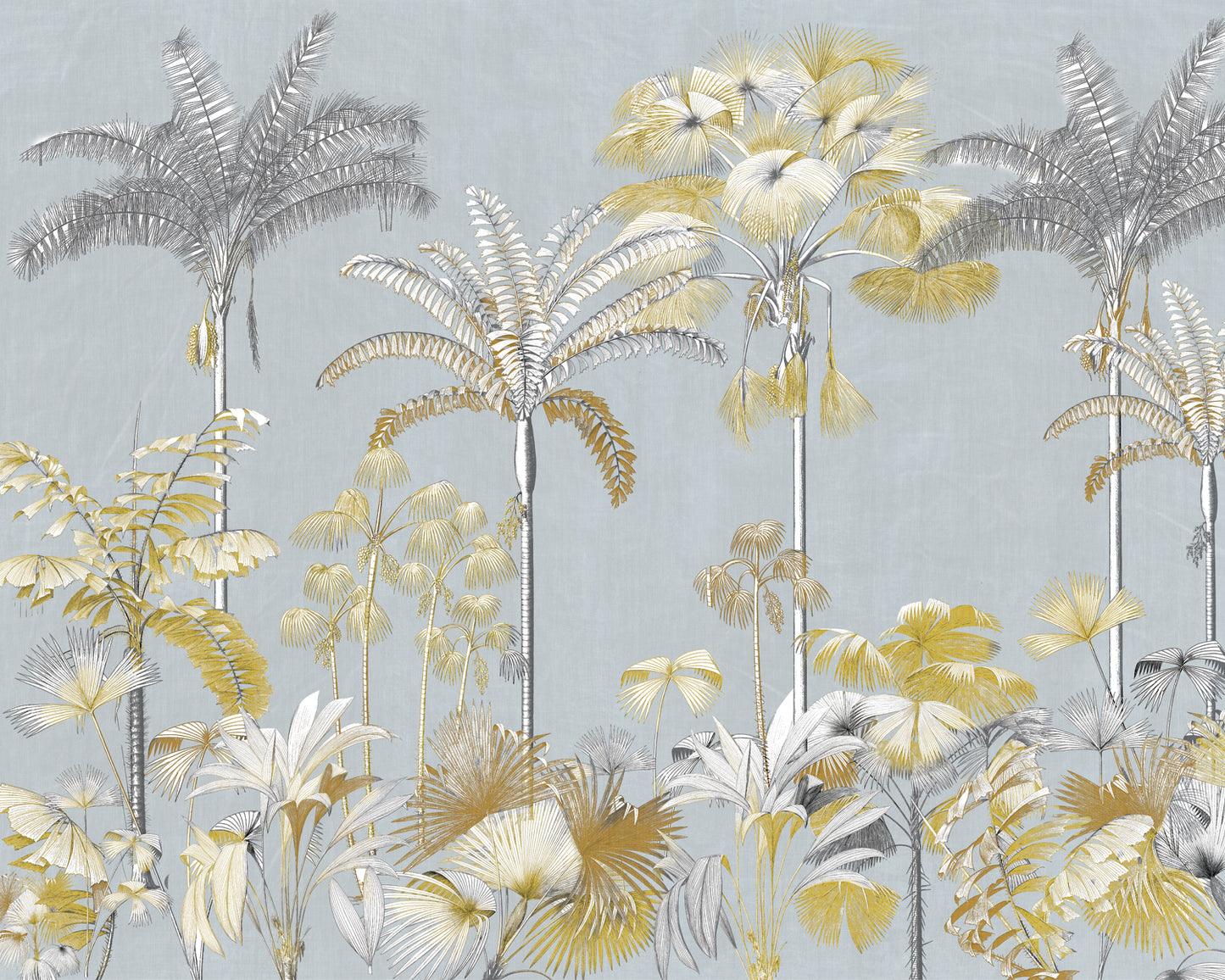 Guinea Celeste Amarillo - Papel Pintado