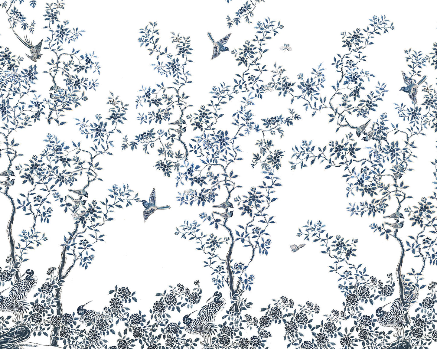 Jardin Azul - Papel Pintado