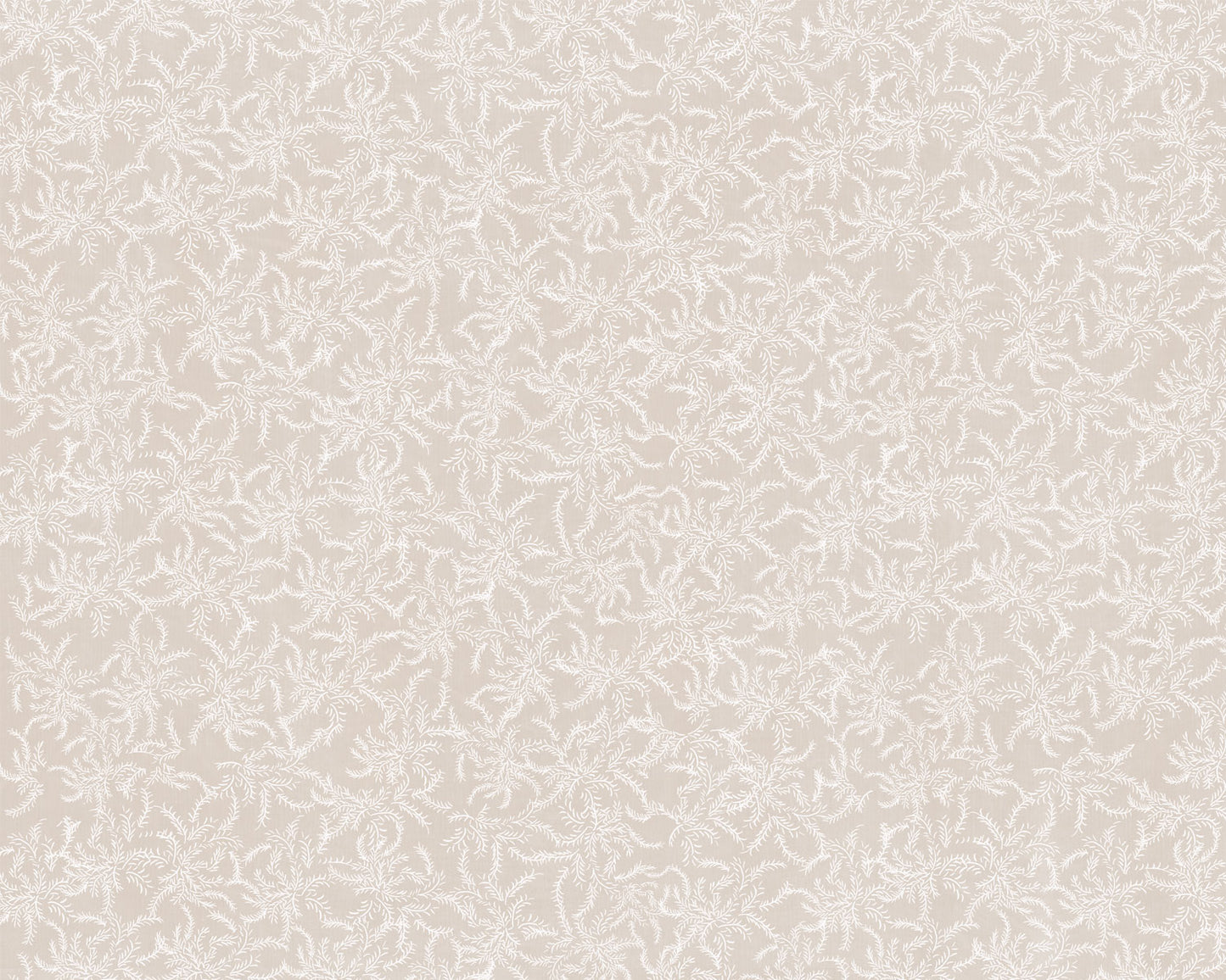 Laurel Beige Blanco - Papel Pintado