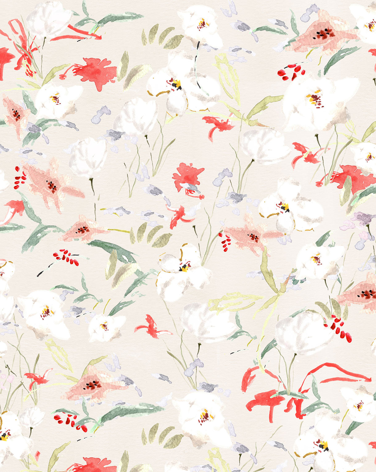 Papel pintado "Liria Blanco"
