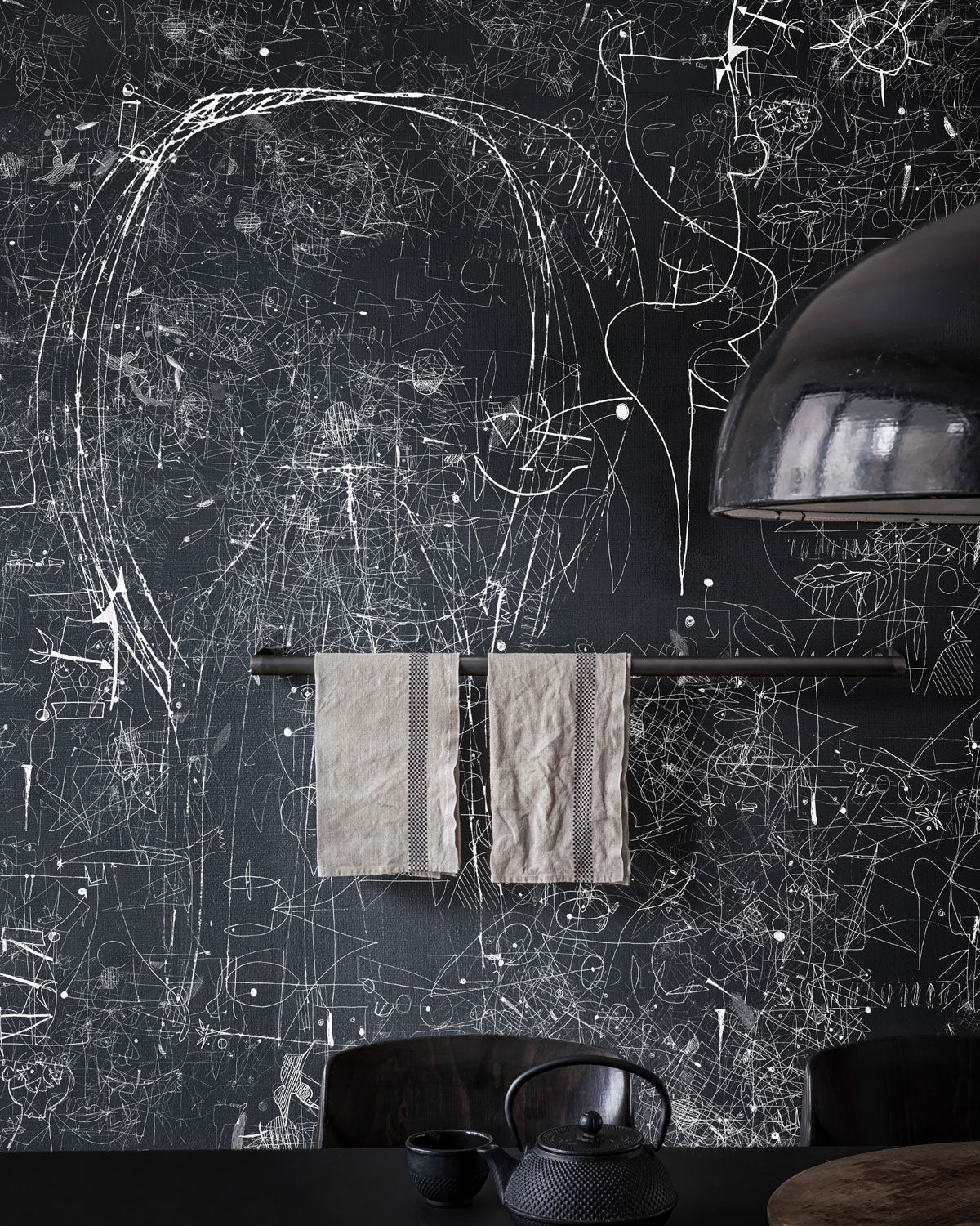 Ideas Negro - Papel Pintado