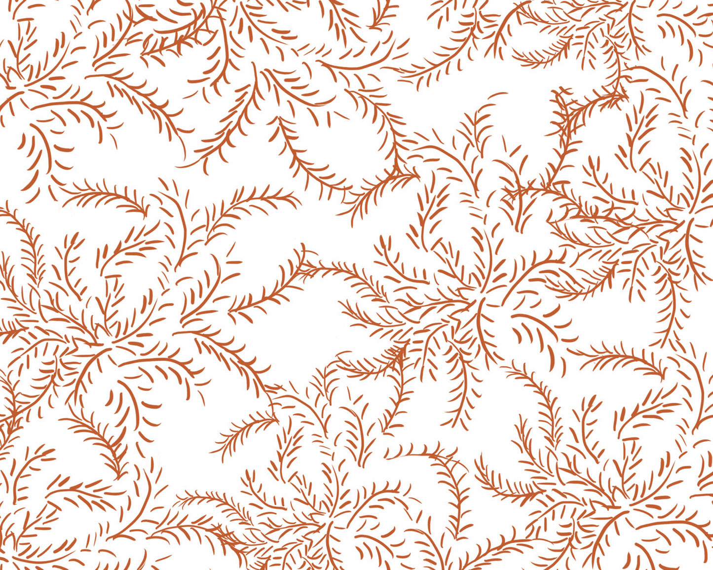 Laurel Caqui - Papel Pintado
