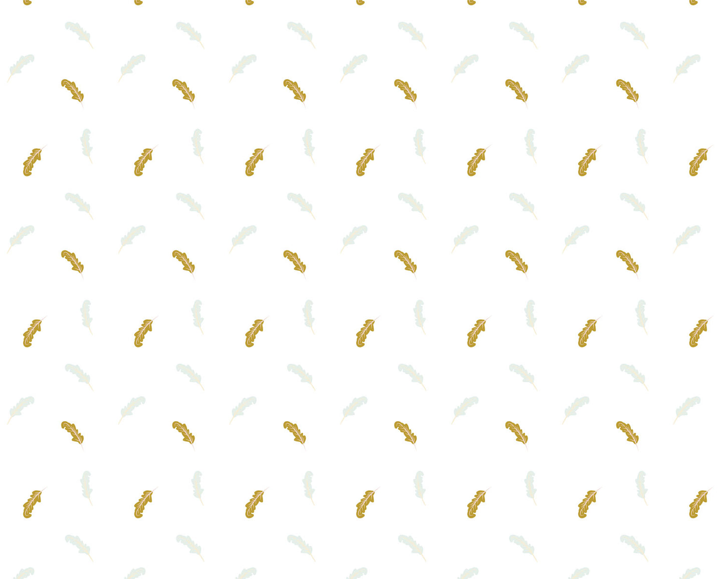 Plumas Oro - Papel Pintado